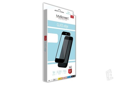 MyScreen Lite Glass Edge Full Glue (�ierne) - 2.5D Tvrden� sklo na displej na Samsung Galaxy A42 5G