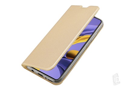 Luxusné Slim Fit puzdro (zlaté) pre Samsung Galaxy A42 5G