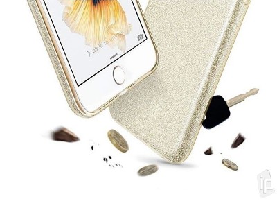 Exclusive Glitter (ruov) - Ochrann kryt s trblietkami pre Samsung Galaxy A50 / A30s