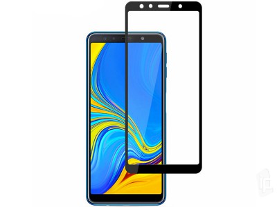 2.5D Full Cover Tempered Glass (ern) - Tvrden sklo na displej pro Samsung Galaxy A7 2018 **VPREDAJ!!