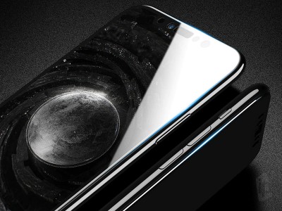 2.5D Full Cover Tempered Glass (ierne) - Tvrden sklo na displej pre Samsung Galaxy A7 2018 **VPREDAJ!!