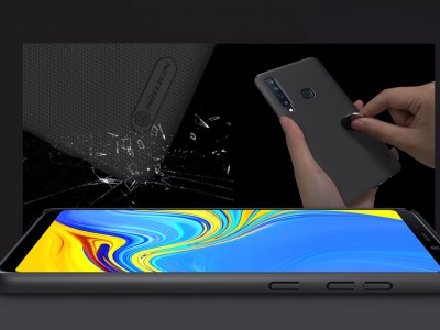 Exclusive SHIELD (ierny) - Luxusn ochrann kryt (obal) pre Samsung Galaxy A9 2018 **VPREDAJ!!