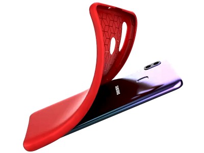Jelly Matte TPU Red (erven) - Ochrann obal na Samsung Galaxy A20s