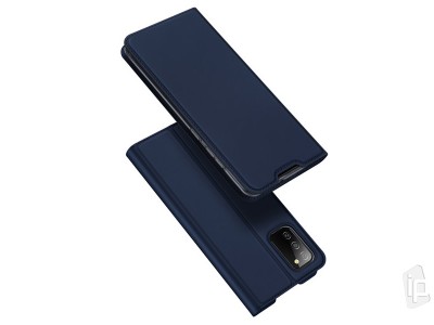 Luxusn� Slim Fit puzdro (modr�) pre Samsung Galaxy A02s