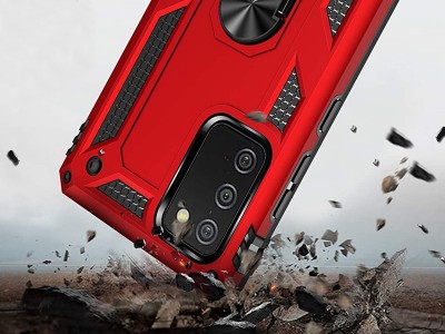 Fusion Ring Armor (�erven�) - Odoln� kryt (obal) na Samsung Galaxy A02s
