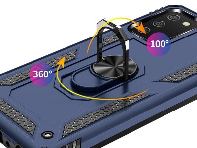 Fusion Ring Armor (modr�) - Odoln� kryt (obal) na Samsung Galaxy A02s