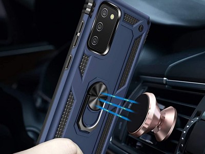 Fusion Ring Armor (modr�) - Odoln� kryt (obal) na Samsung Galaxy A02s