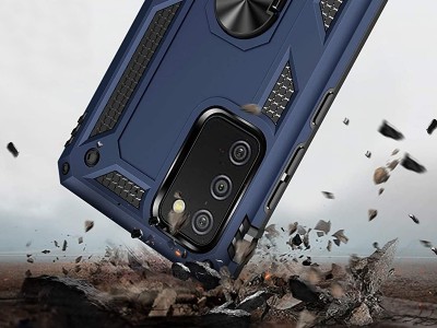 Fusion Ring Armor (modr�) - Odoln� kryt (obal) na Samsung Galaxy A02s