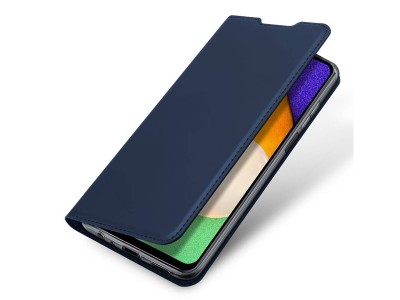 Luxusn� Slim Fit puzdro (modr�) pre Samsung Galaxy A03s