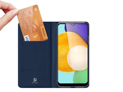 Luxusn� Slim Fit puzdro (modr�) pre Samsung Galaxy A03s