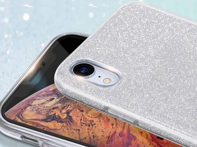 TPU Glitter Case (st��brn�) - Ochrann� kryt s trblietkami pro Samsung Galaxy A03S