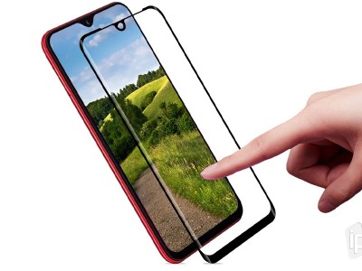 3D Full Glue Tempered Glass (�ierne) - Tvrden� sklo na displej na Samsung Galaxy A10 **AKCIA!!