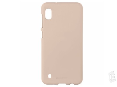Jelly Matte TPU Beige (b�ov�) - Matn� ochrann� obal na Samsung Galaxy A10