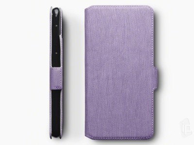 Peaenkov puzdro Slim Wallet pre Samsung Galaxy A10 - fialov