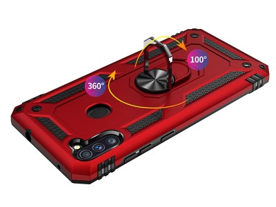 Fusion Ring Armor (�erven�) - Odoln� kryt (obal) na Samsung Galaxy M11 / A11