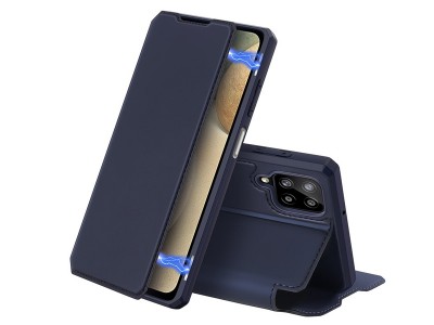 Luxusn Skin X puzdro (modr) pre Samsung Galaxy A12 / A12 5G / M12