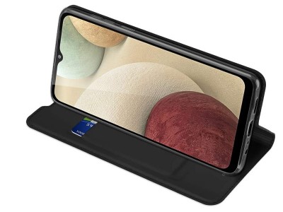 Luxusn Slim Fit puzdro (tmavoed) pre Samsung Galaxy A12 / A12 5G / M12