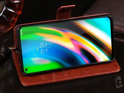 Elegance Stand Wallet Black (ierne) - Peaenkov puzdro na Samsung Galaxy A12 / A12 5G