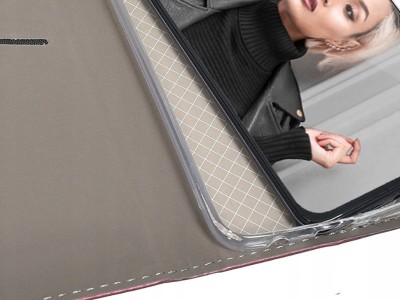 Leather Magnet Book  Ochrann pouzdro pro Samsung Galaxy A12 / A12 5G (bordov)