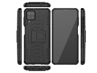 Spider Armor Case (ierny) - Odoln ochrann kryt (obal) na Samsung Galaxy A12 / A12 5G