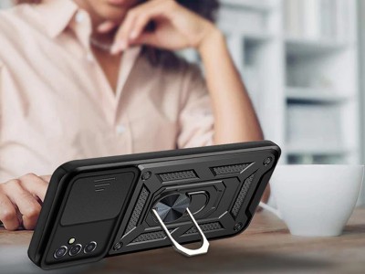 Fusion Ring Camshield II � Ochrann� kryt s ochranou kamery pre Samsung Galaxy A13 5G (�erven�) **AKCIA!!
