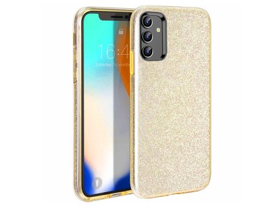 TPU Glitter Case (zlatý) - Ochranný kryt s trblietkami pre Samsung Galaxy A13 5G