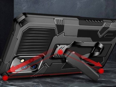 Technical Armor Defender (�ierny) - Odoln� ochrann� kryt s klipom na opasok na Samsung Galaxy A13 5G