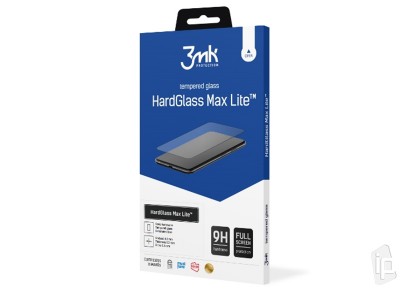 3mk HardGlass Max Lite – Ochranné sklo s pokrytím celého displeja pre Samsung Galaxy A12 / A12 5G (čierne)