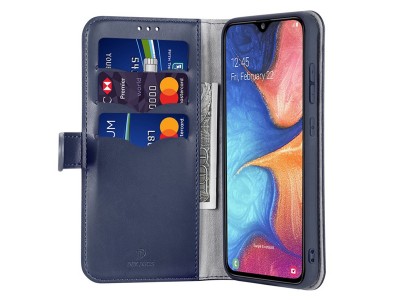 KADO Series Elegance Wallet (modr) - Peaenkov puzdro na Samsung Galaxy A20e **AKCIA!!