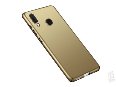 Slim Line Elitte (zlat) - Plastov ochrann kryt (obal) na Samsung Galaxy A20e