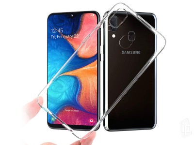 Ochrann kryt (obal) TPU Ultra Slim Clear (ry) na Samsung Galaxy A20e