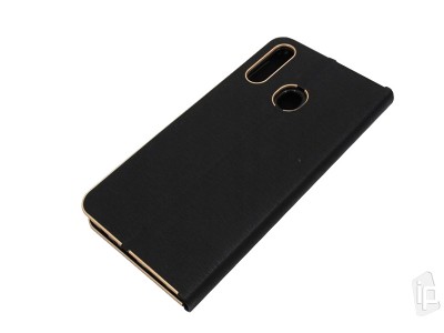 Venus Flip Stand Black (ierne) - Otvracie puzdro na Samsung Galaxy A20s