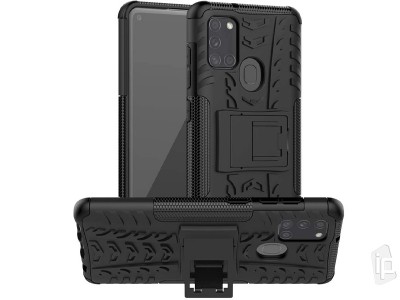 Spider Armor Case (ierny) - Odoln ochrann kryt (obal) na Samsung Galaxy A21S