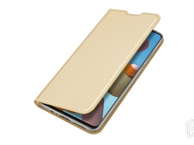 Luxusn slim Fit puzdro (zlat) pre Samsung Galaxy A21S