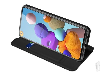 Luxusn Slim Fit puzdro (ierne) pre Samsung Galaxy A21S
