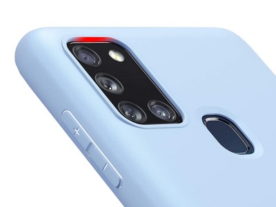 Jelly TPU Case � Ochrann� kryt pre Samsung Galaxy A21S (tmavomodr�)