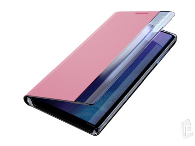 Soft Skin (ruov) - Tenk Flip puzdro pre Samsung Galaxy A21S