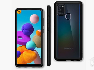 Spigen Ultra Hybrid (��ry) - Ochrann� kryt (obal) na Samsung Galaxy A21S