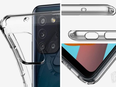 Spigen Liquid Crystal (��ry) - Luxusn� ochrann� kryt (obal) na Samsung Galaxy A21S