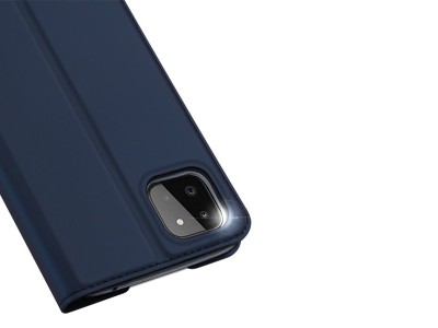 Luxusn Slim Fit puzdro pre Samsung Galaxy A22 5G (modr)