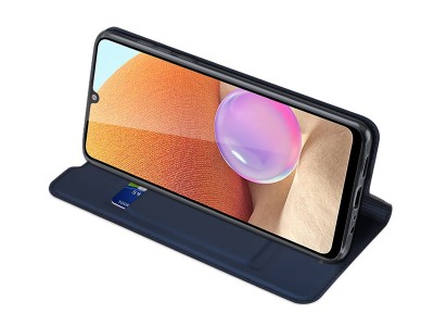 Luxusn� Slim Fit puzdro (modr�) pre Samsung Galaxy A32 LTE