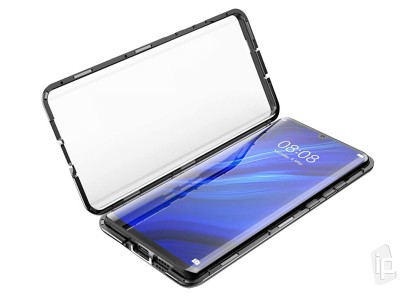 Magnetic Shield 360� Black (�ierny) - Magnetick� kryt s obojstrann�m sklom pre Samsung Galaxy A32 5G **AKCIA!!