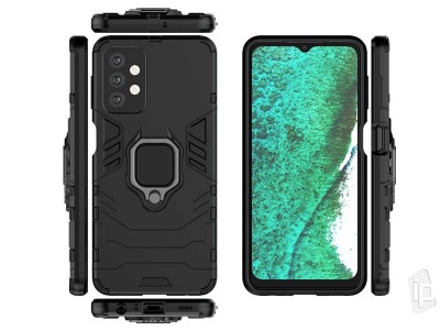 Armor Ring Defender (�ierny) - Odoln� kryt (obal) na Samsung Galaxy A32 5G