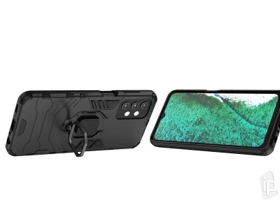 Armor Ring Defender (�ierny) - Odoln� kryt (obal) na Samsung Galaxy A32 5G