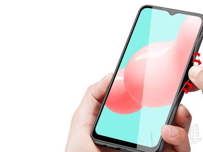 Fino Nylon Shield (�ed�) - Ochrann� kryt (obal) pre Samsung Galaxy A32 5G