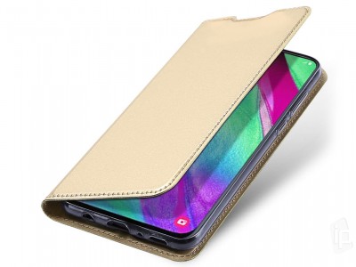 Luxusné Slim Fit puzdro (zlaté) pre Samsung Galaxy A40