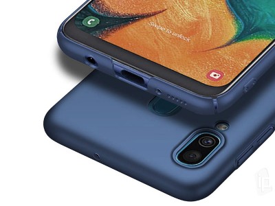 Slim Line Elitte (modr) - Plastov ochrann kryt (obal) na Samsung Galaxy A40