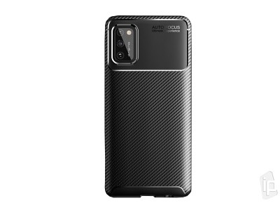 Carbon Fiber Black (ierny) - Ochrann kryt (obal) pre Samsung Galaxy A41