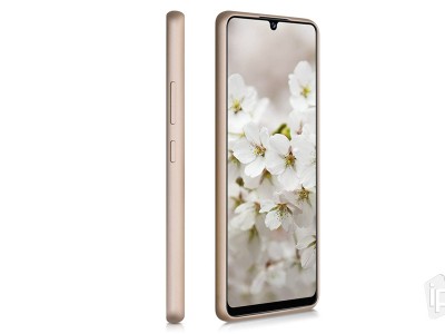 Jelly Matte TPU Beige (b�ov�) - Matn� ochrann� obal na Samsung Galaxy A42 5G