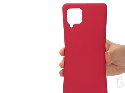 Jelly Matte TPU Red (erven) - Ochrann obal na Samsung Galaxy A42 5G